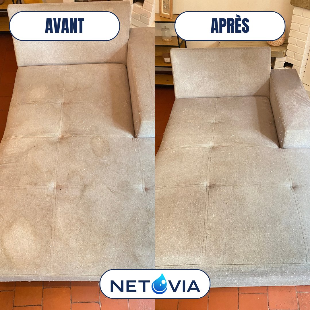 Nettoyage canapé professionnel injection extraction Vendée